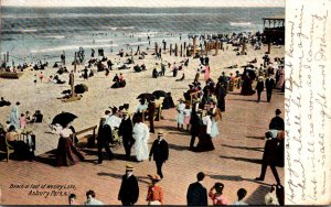 New Jersey Asbury Park Beach At Foot Of Wesley Lake 1907