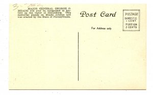 Civil War - Gettysburg, PA. General George Meade Statue