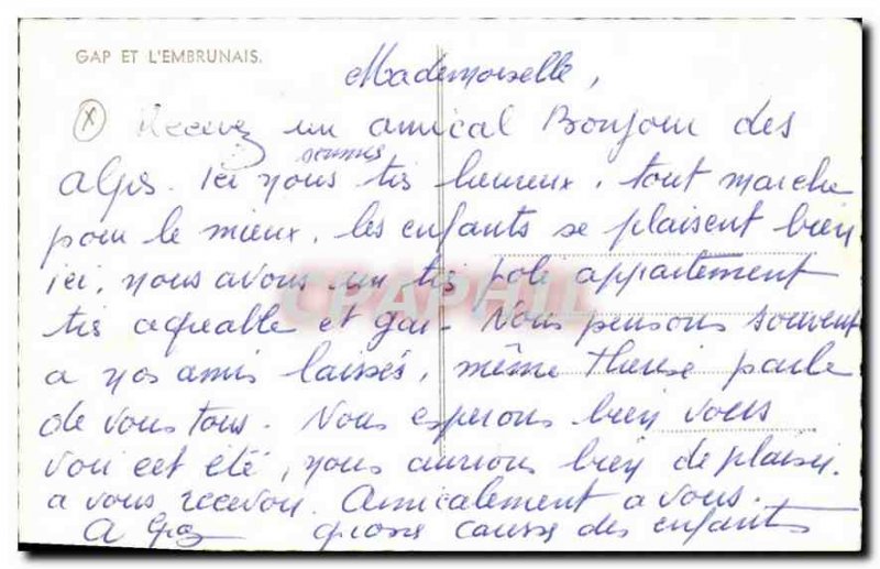 Old Postcard The Gap and Embrun