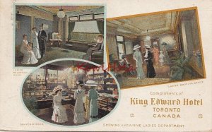 Postcard King Edward Hotel Toronto Canada