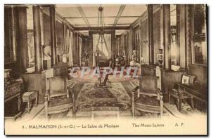Malmaison - Napoleon - The Music Room - The Music Lounge - Old Postcard