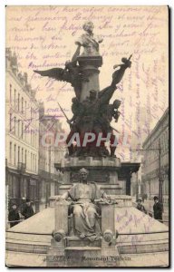 Postcard Old Lille Monument Testelin