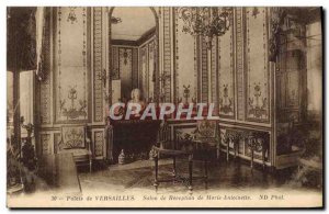 Old Postcard Palace of Versailles Salon reception Marie Antoinette