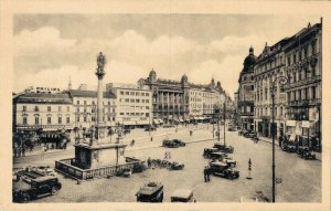 Czech Republic Brno Náměstí Svobody Brunn Vintage Postcard 07.53