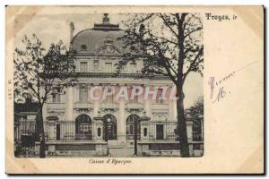 Old Postcard Bank Caisse d & # 39Epargne Troyes