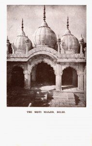 India Delhi The Moti Masjid Vintage Postcard C385