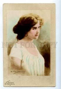 249483 Russia Trevisan etude girl Vintage tinted Richard PC