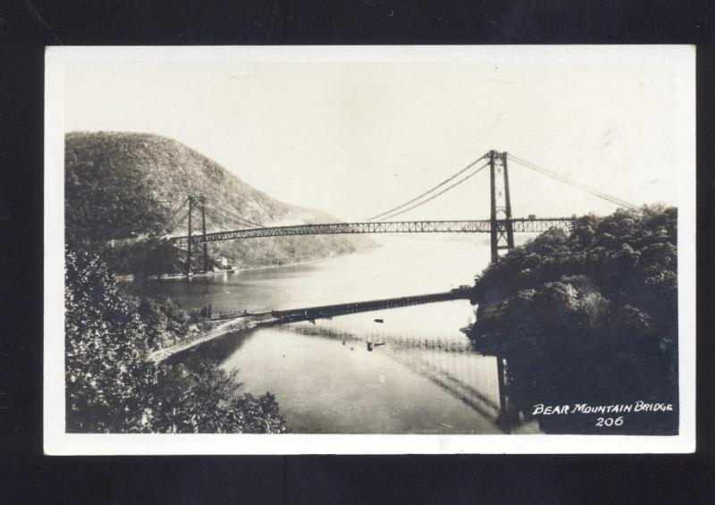 RPPC ROCKLAND NEW YORK WESTCHESTER BEAR MOUNTAIN BRIDGE REAL