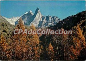 Postcard Modern Landscapes of France fall at the foot of Mountain Ranges