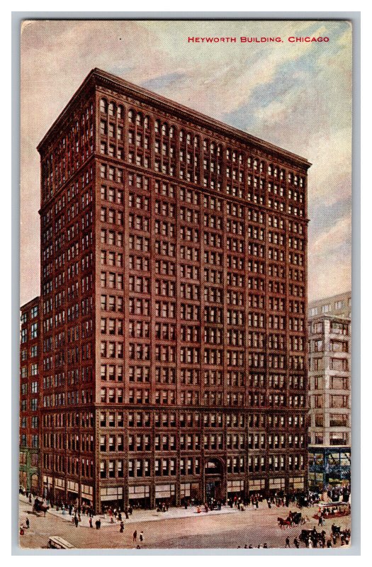 Postcard IL Heyworth Building Chicago Illinois Vintage Standard View Card 