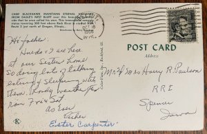 Vintage Postcard 1966 Eagle's Nest Bluff, Oregon, Illinois (IL)