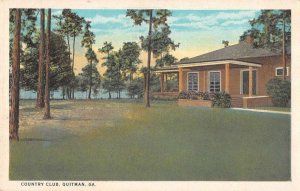 Quitman Georgia Country Club Vintage Postcard AA36895