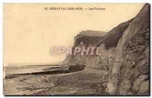 Berneval Sea - Cliffs - Old Postcard