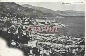 Old Postcard Monaco Principality