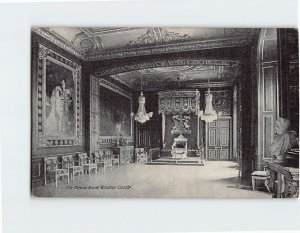 Postcard The Throne Room Windsor Castle Windsor England