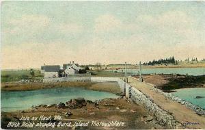 ISLE AU HAUT, MAINE Birch Point Burnt Island Thoroughfare 8624 postcard