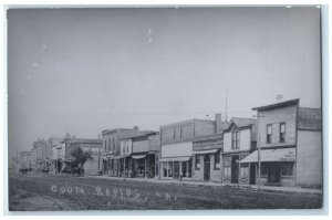 c1960's Coon Rapids Iowa Vintage Antique Train Depot Station RPPC Photo Postcard