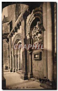 Old Postcard Environs de Fontenay le Comte of I Church Facade of Foussais