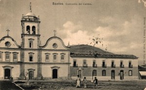 Brazil Santos Convento do Carmo Vintage Postcard 08.51