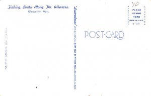 Fishing Boat along the Wharves Gloucester, Massachusetts MA  