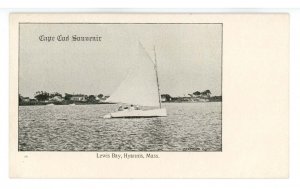 MA - Cape Cod, Hyannis. Lewis Bay, Sailing