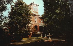 Vintage Postcard View Historic Mansion & Museum Magnolia Manor Cairo Illinois