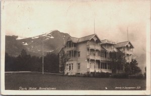 Norway Park Hotel Andalsnes Vintage RPPC C083