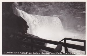 Kentucky Cumberland Falls State Park The Falls From Below Real Photo