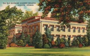 Vintage Postcard The Old Richmond County Academy Building Augusta Georgia GA