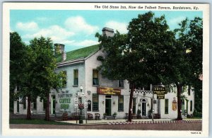 1939 Bardstown, KY Talbott Tavern Bar Pub Old Stone Inn Store Exterior Sign A225