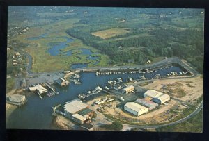 Barnstable,  Massachusetts/MA Postcard,  Awesome Aerial View Of Harbor, Cape Cod