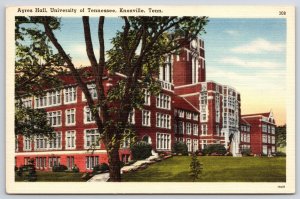 Ayres Hall University Of Tennessee Knoxville Tennessee TN Campus Ground Postcard