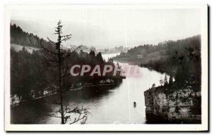 Old Postcard Crepuscule on Doubs Basins