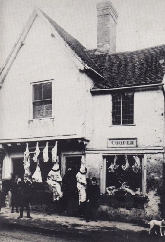 Tilehurst Street in 1866 Victorian View Hitchin Hertfordshire Postcard