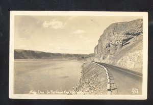 RPPC GRAND COULEE DAM WASHINGTON SOO LINE ELLIS VINTAGE REAL PHOTO POSTCARD