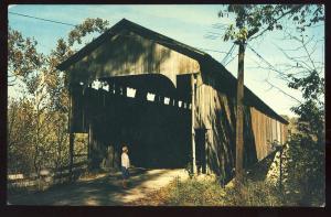 Bedford, Indiana/IN Postcard, Williams Bridge, Parke County