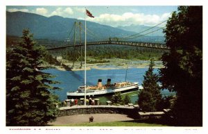 Postcard BRIDGE SCENE Vancouver British Columbia BC AP1236