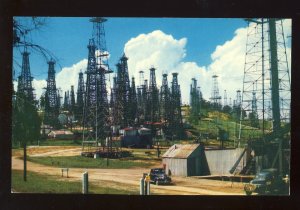 Long Beach, California/CA Postcard, Producing Oil Wells On Signal Hill, 1962