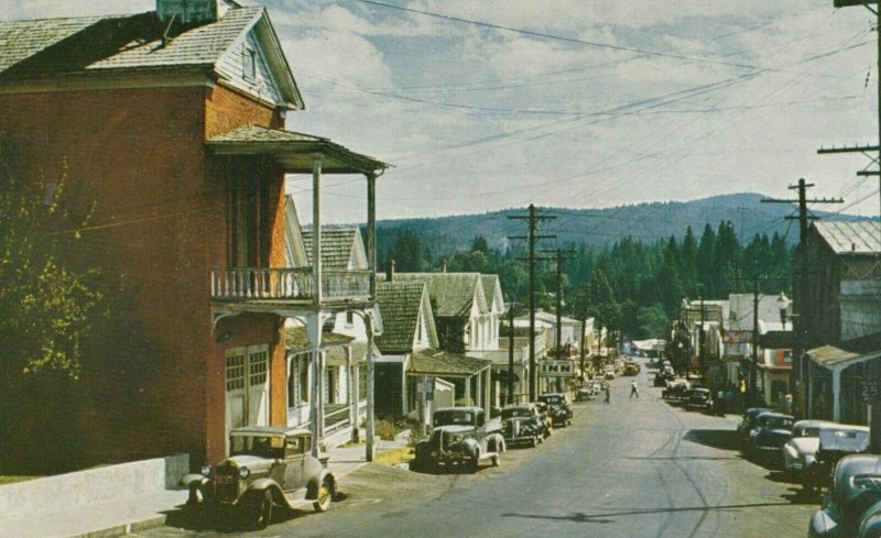 NEVADA CITY, California, 1950-60s ; Broad Street