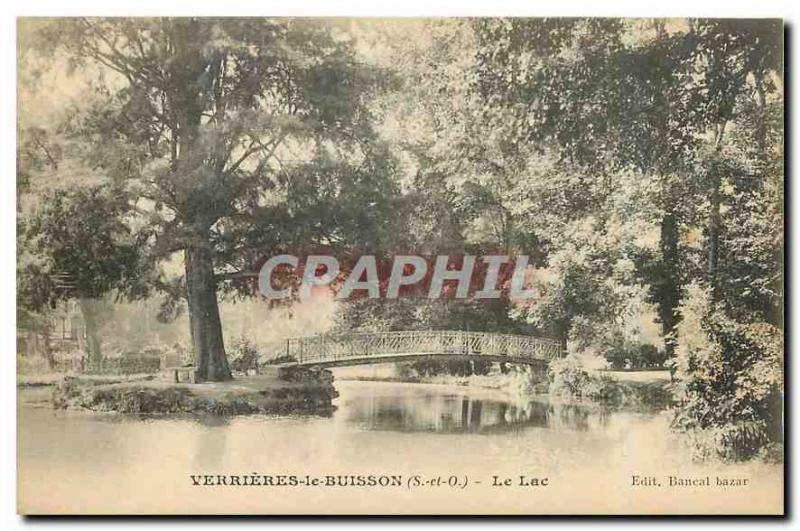 Old Postcard Versailles S Buisson and Lake O
