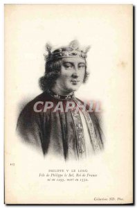 Old Postcard Philip IV along King of France