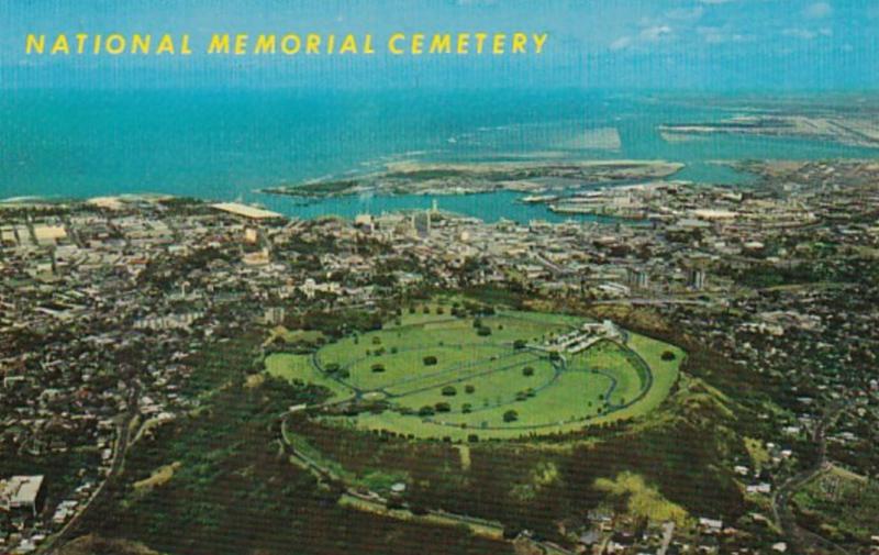 Hawaii Honolulu National mamorial Cemetery Of The Pacific