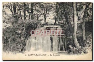 Postcard Old Saint Zacharie La Cascade
