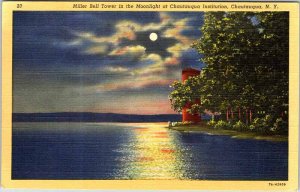 Postcard TOWER SCENE Chautauqua New York NY AN8619