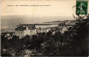 CPA Honfleur Vue Generale vers les Digues FRANCE (1286051)