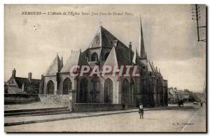 Old Postcard The Nemours & # & # 39abside of 39eglise Saint John (for the big...