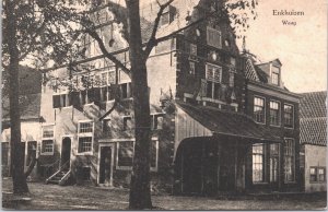 Netherlands Enkhuizen Waag Vintage Postcard 09.03