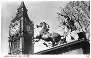 BR80851 london big ben and boadicea real photo  uk