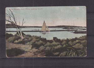 VICTORIA, PORT FAIRY, RIVER MOYNE LOOKING SOUTH, 1908 ppc., used to Drik Drik.