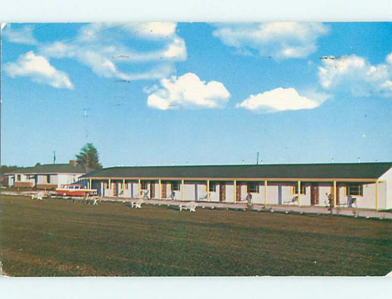 Pre-1980 OLD CARS & GREEN ACRES MOTEL Newberry Michigan MI s7780